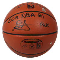 DEANDRE AYTON Phoenix Suns Autographed 2018 NBA #1 Pick Basketball GDL LE 22/22