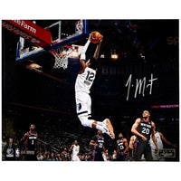 JA MORANT Autographed Memphis Grizzlies "Burst" 16" x 20" Photograph PANINI LE 112