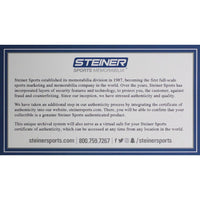 MARIANO RIVERA New York Yankees Autographed / Inscribed "HOF 2019" 'Big Signature' 16" x 32" Photograph STEINER