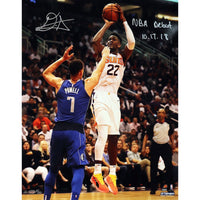 DEANDRE AYTON Autographed Phoenix Suns "NBA Debut 10/17/18" 16" x 20" Photograph GDL LE 1/22