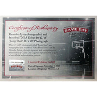 DEANDRE AYTON Autographed Phoenix Suns "NBA Debut 10/17/18" 16" x 20" Photograph GDL LE 1/22