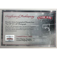 DEANDRE AYTON Autographed Phoenix Suns 16"x20" "Tip Off" Photograph GDL LE 1/50