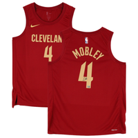 Evan Mobley Autographed Cleveland Cavaliers Nike Red 2022-23 Icon Swingman Jersey Fanatics