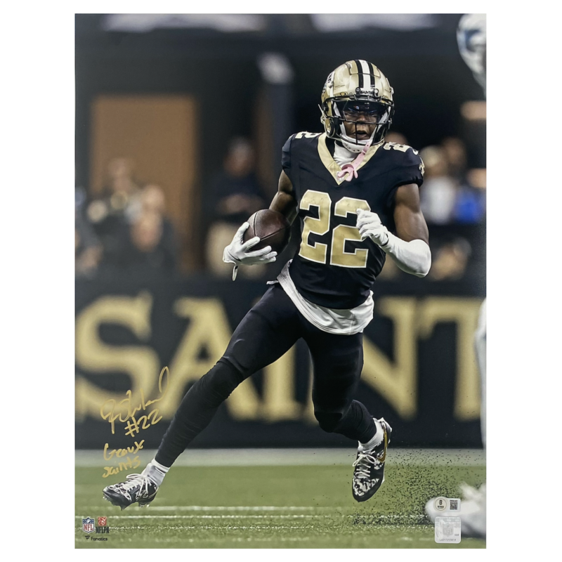 Rashid Shaheed Autographed New Orleans Saints "Geaux Saints" 16" x 20" Photograph Beckett
