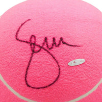 SERENA WILLIAMS Autographed Jumbo Pink Wilson Tennis Ball UDA
