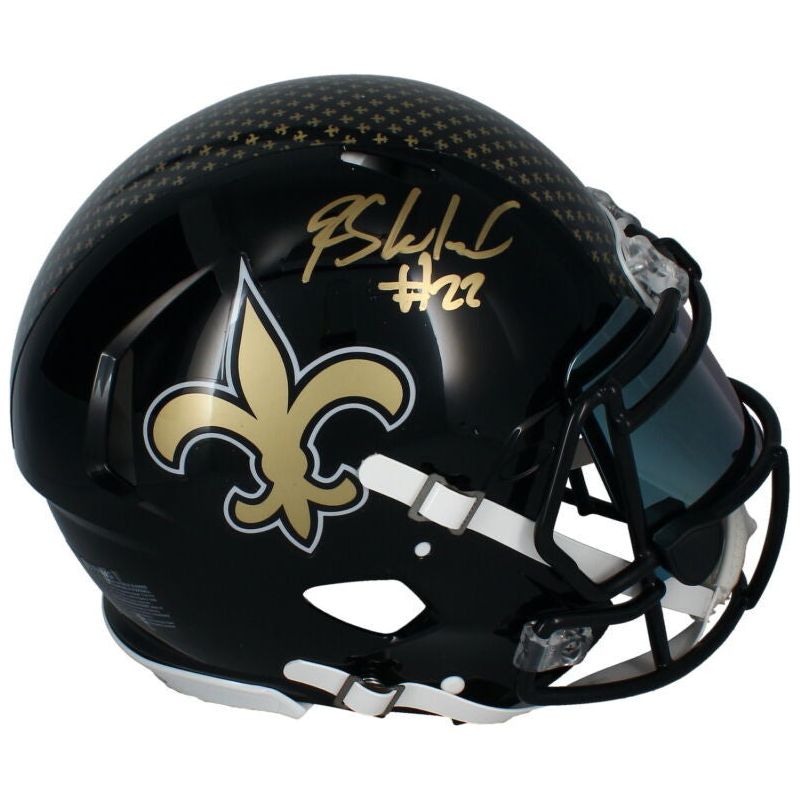 Rashid Shaheed Autographed New Orleans Saints Alternative Speed Authentic Helmet w/ Visor Beckett