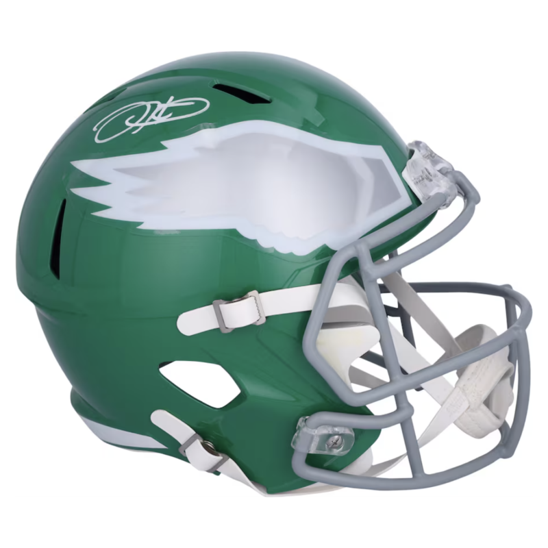 Jalen Hurts Autographed Eagles Throwback Full Size Speed Helmet Fanatics