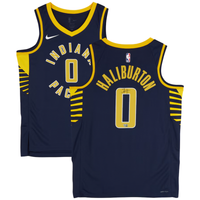 Tyrese Haliburton Autographed Indiana Pacers Nike Navy Icon Swingman Jersey Fanatics