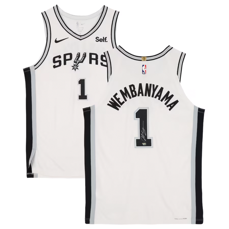Victor Wembanyama Autographed San Antonio Spurs Authentic White Assoc. Ed. Jersey Fanatics