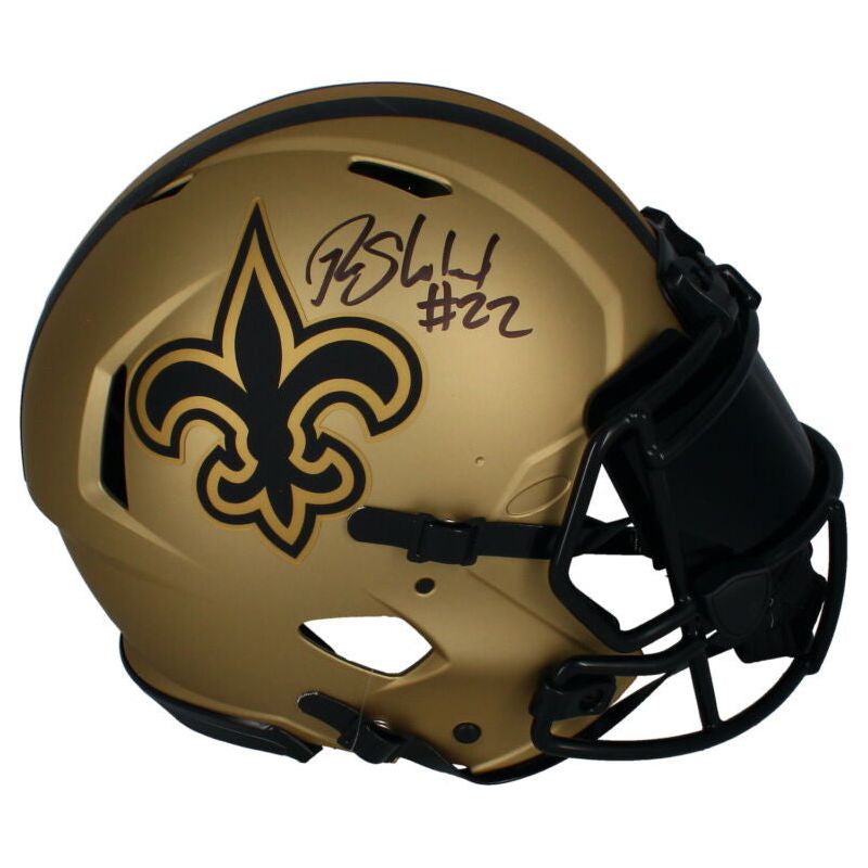 Rashid Shaheed Autographed New Orleans Saints RAVE Authentic Speed Helmet w/ Visor Beckett