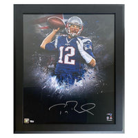 TOM BRADY Autographed New England Patriots 20" x 24" 'In Focus' Photograph FANATICS