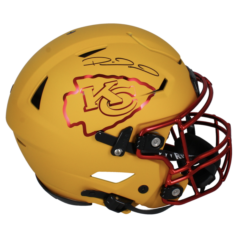 Patrick Mahomes Autographed Chrome Chiefs SpeedFlex Helmet Beckett LE 13/15