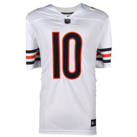 MITCHELL TRUBISKY Autographed Chicago Bears White Limited Nike Jersey FANATICS