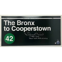 MARIANO RIVERA New York Yankees Autographed / Inscribed "HOF 2019" & "New York State of Mind" 'Bronx to Cooperstown' 10" x 20" Photograph STEINER Limited Edition 1 of 42