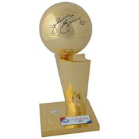 JULIUS ERVING Philadelphia 76ers Autographed 12" Replica Larry O'Brien Trophy FANATICS