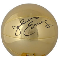 JULIUS ERVING Philadelphia 76ers Autographed 12" Replica Larry O'Brien Trophy FANATICS