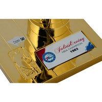 JULIUS ERVING Philadelphia 76ers Autographed 12" Replica Larry O'Brien Trophy FANATICS
