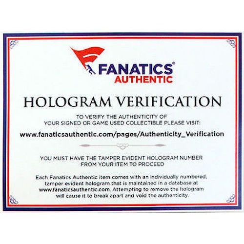 RUSSELL WILSON Autographed Seattle Seahawks Metallic Logo NFL Duke Football FANATICS