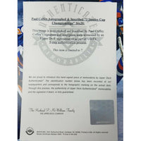 PAUL COFFEY Autographed Edmonton Oilers "3x Norris" 16 x 20 Photograph UDA LE 1/7