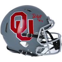 BAKER MAYFIELD Autographed Oklahoma Sooners Speed AMP Authentic Helmet FANATICS