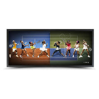 SERENA WILLIAMS Autographed “Career” 46x20 Photo UDA LE 50