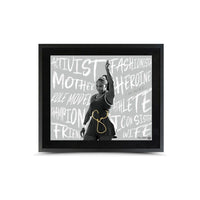 SERENA WILLIAMS Autographed Framed “More” 24x20 Photo UDA