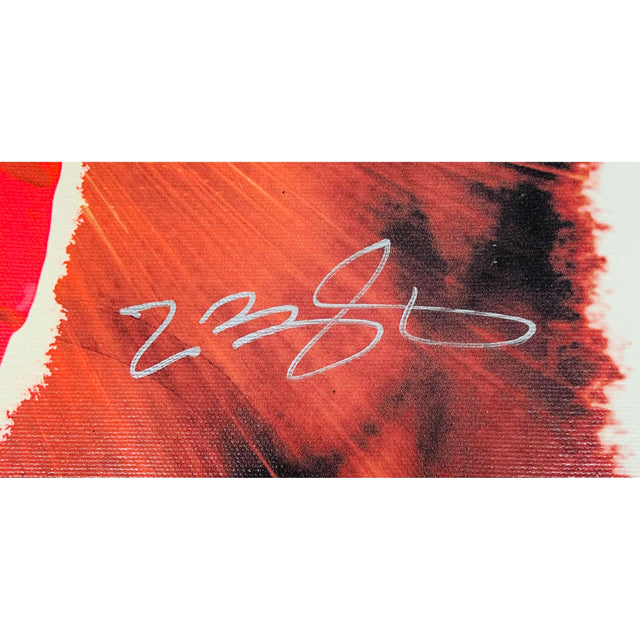 LEBRON JAMES Autographed Cleveland Cavaliers "Stargazer" "28 x 24" Lithograph UDA LE 25/123