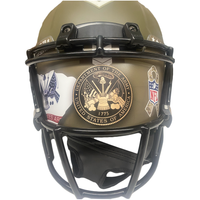 JOE MONTANA Autographed 49ers Salute To Service Army Authentic Helmet FANATICS