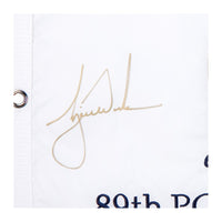 TIGER WOODS Autographed 2007 PGA Pin Flag UDA LE 500