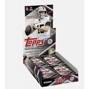 Topps 2026 Flagship Football NFL Hobby Box (1 AUTO OR RELIC) *FACTORY SEALED