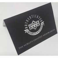 Joe Sakic / Patrick Roy Autographed Avalanche Hockey Puck UDA LE 25