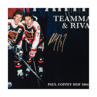 WAYNE GRETZKY and PAUL COFFEY Autographed Edmonton Oilers “PARTNERS” 20 x 24 Photo 20 UDA