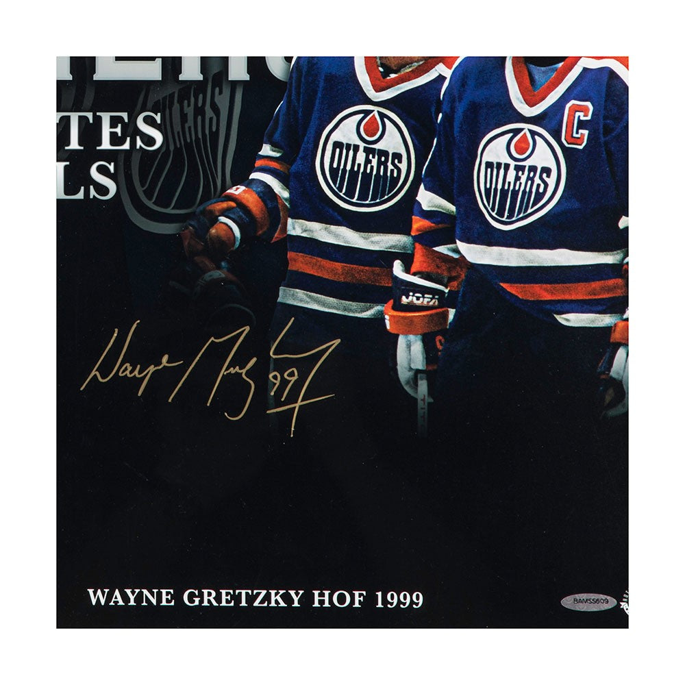 WAYNE GRETZKY and PAUL COFFEY Autographed Edmonton Oilers “PARTNERS” 20 x 24 Photo 20 UDA