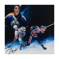 WAYNE GRETZKY, PAUL COFFEY and JARI KURRI Autographed "Oilers"® Greats” 36 x 18 Photo UDA