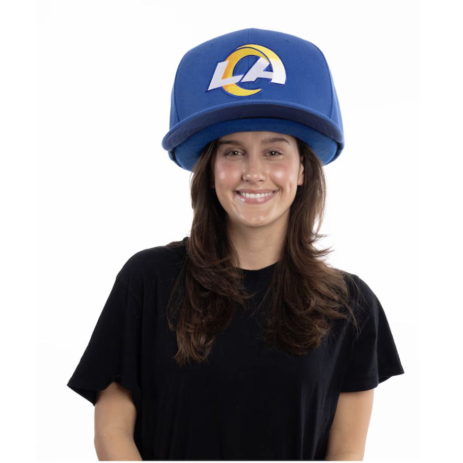 Oversized SUPER FAN HAT in Yellow Los Angeles Rams (Fun Gift / Great for autographs)